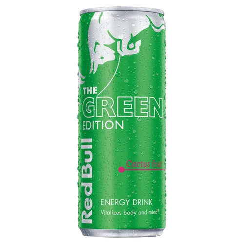Green Red Bull can