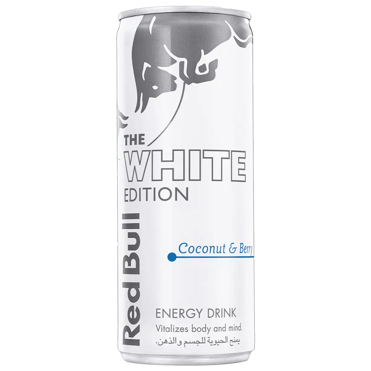 White Red Bull can